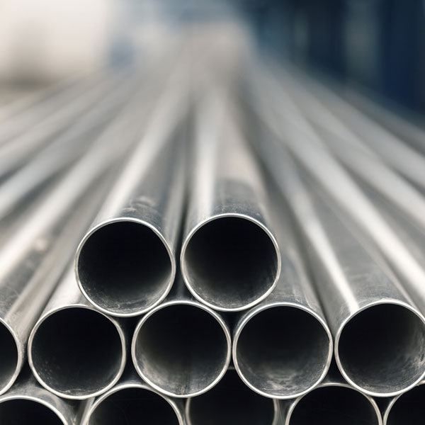 steel pipes with circle