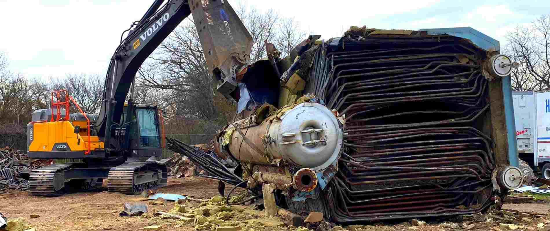 On-Site Metal Demolition Cleanup in Dallas, Tx