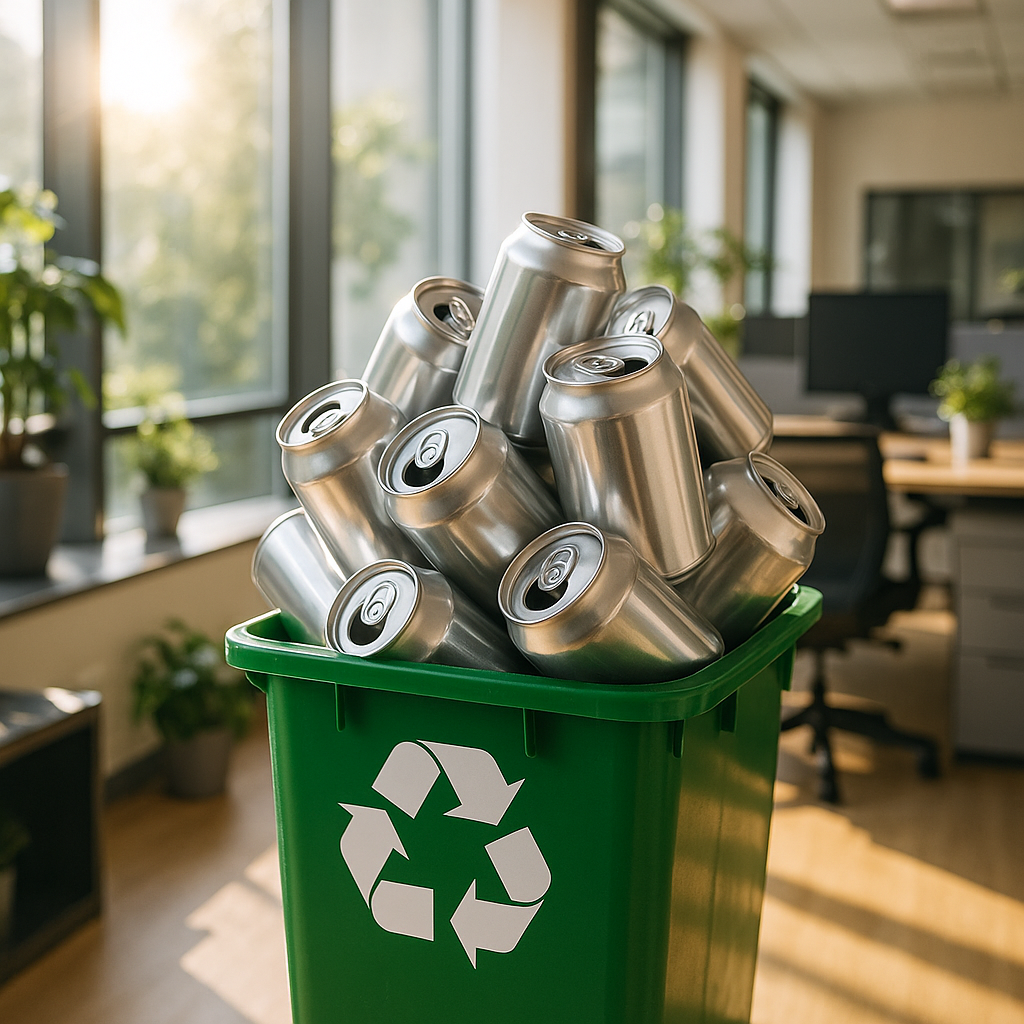 Waste Recycling and Green Earth Logo