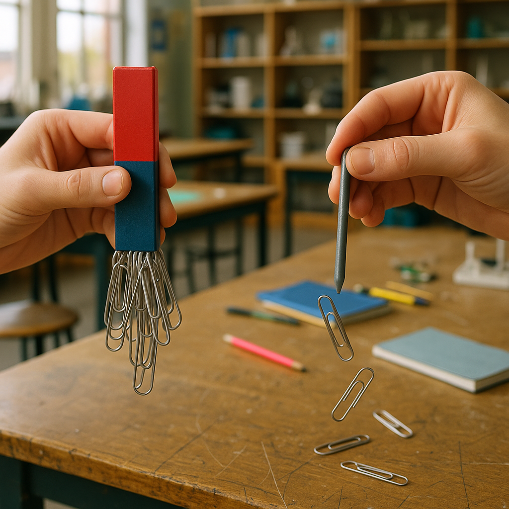 Comparison of Permanent and Temporary Magnets