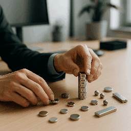 E‑waste and demolition waste are mixed at a waste recycling site in Dallas, TX