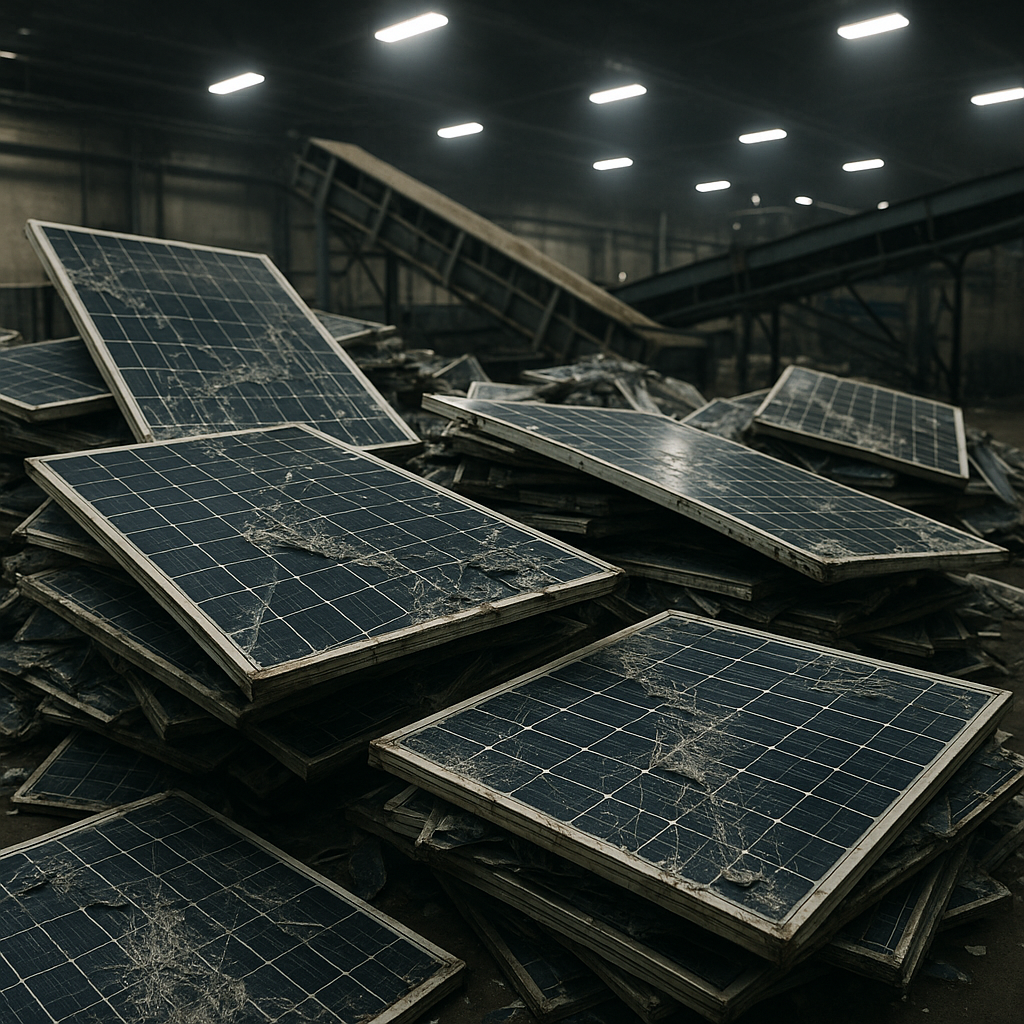 Featured image for “What Are the Challenges of Recycling Damaged Solar Panels?”