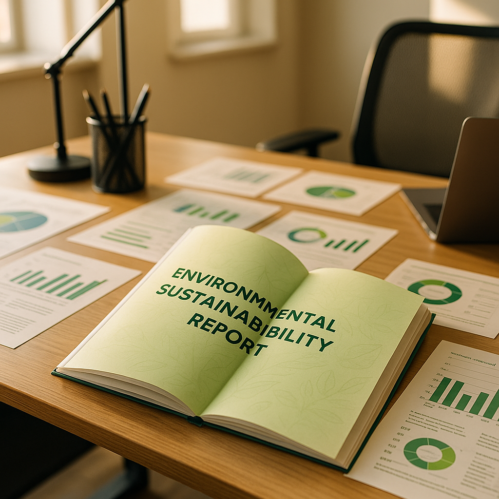 Waste Recycling and Green Earth Logo