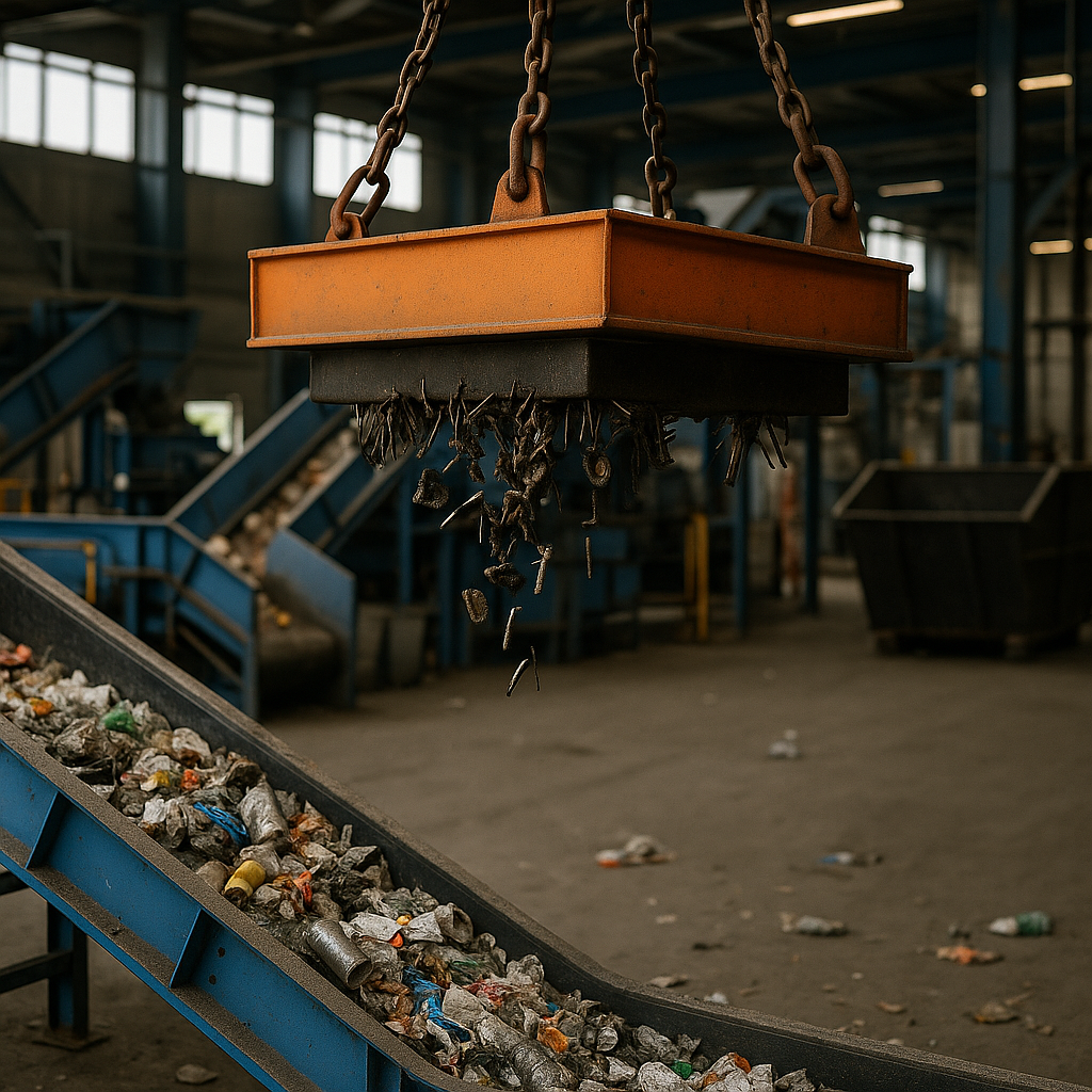 Waste Recycling and Green Earth Logo
