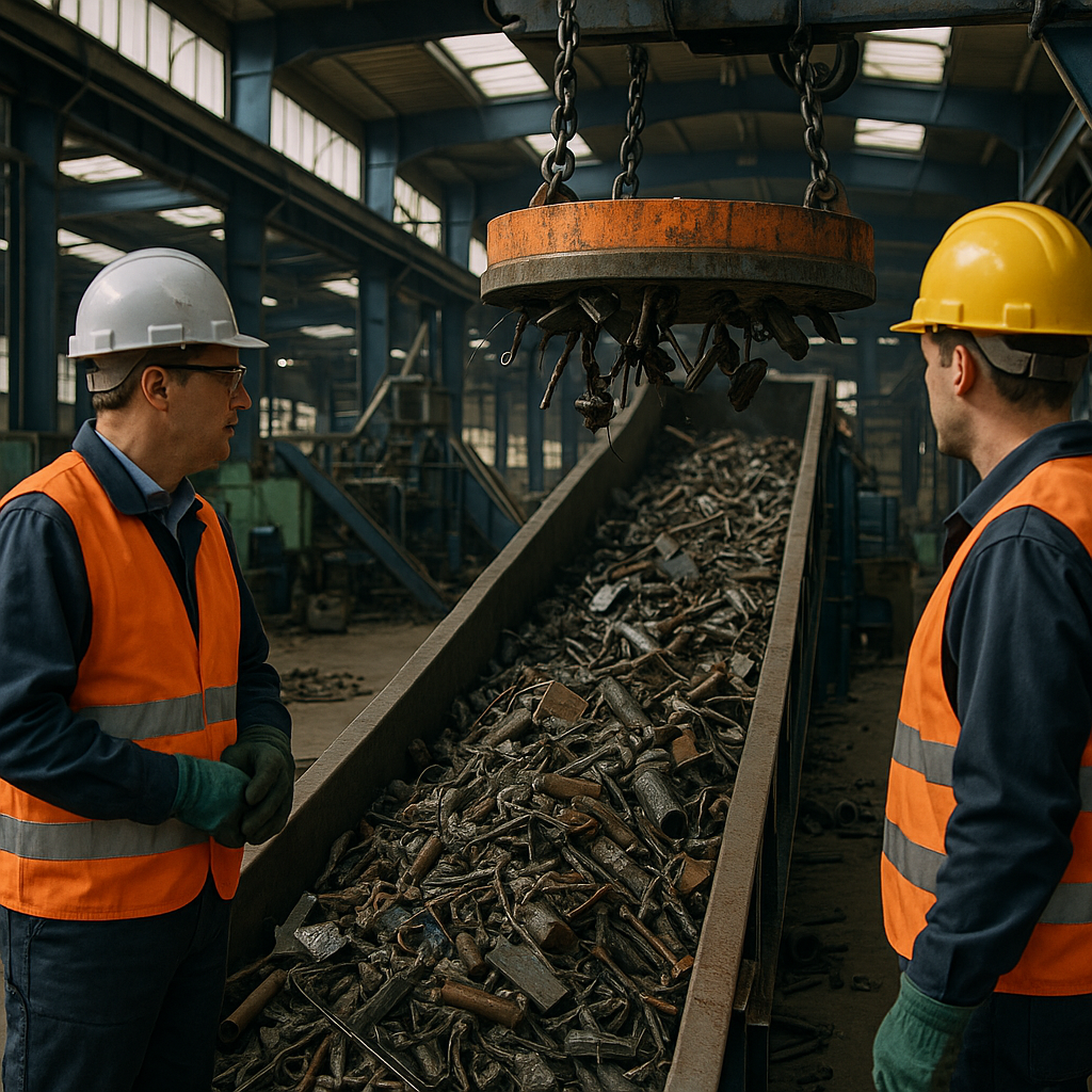 Featured image for “Magnetic Separation in Scrap Metal Recycling: What You Should Know”