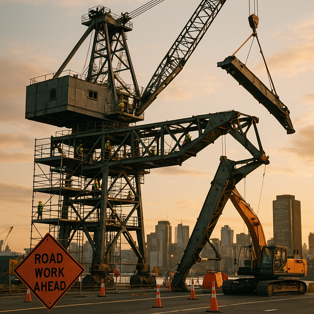 Featured image for “What is Involved in Dismantling and Recycling Large Cranes?”