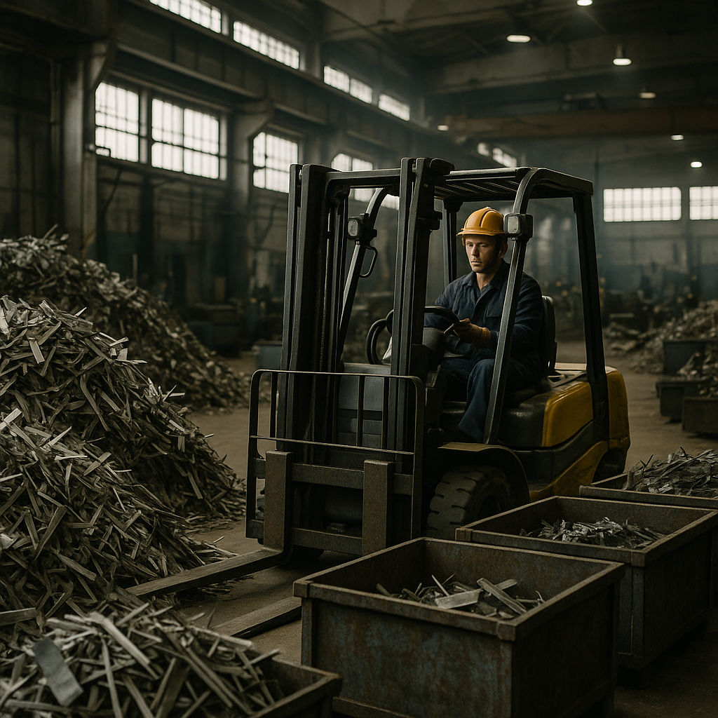 Waste Recycling and Green Earth Logo