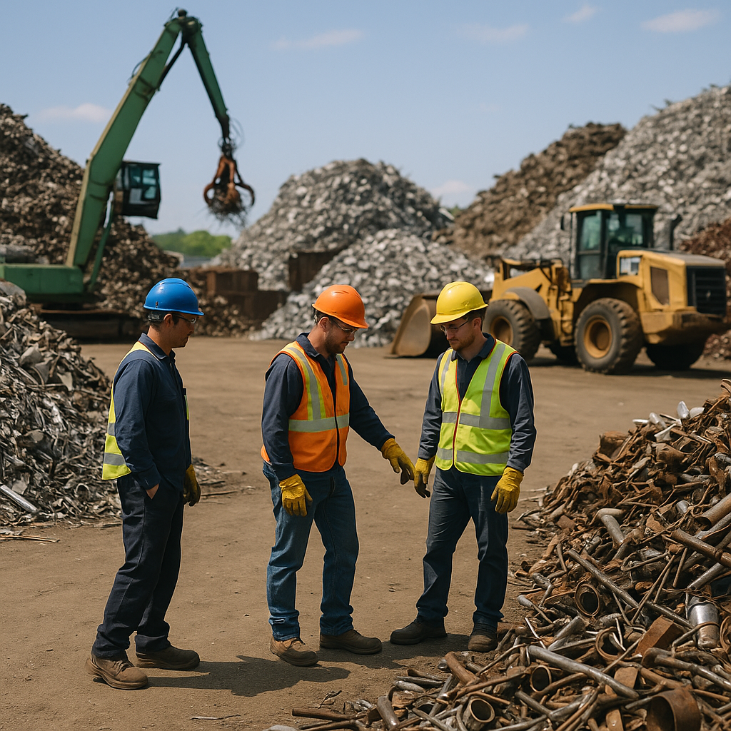 Waste Recycling and Green Earth Logo