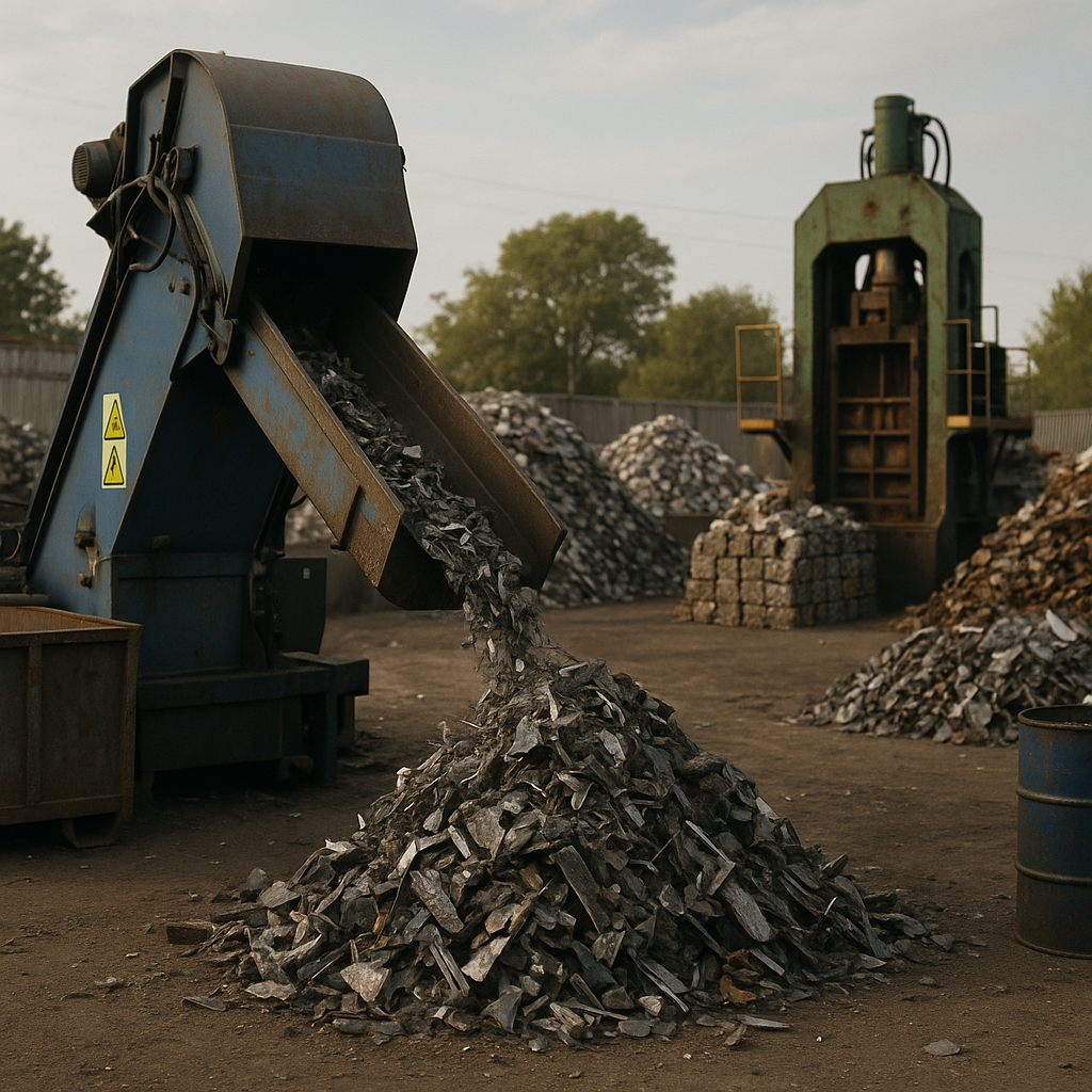 Waste Recycling and Green Earth Logo