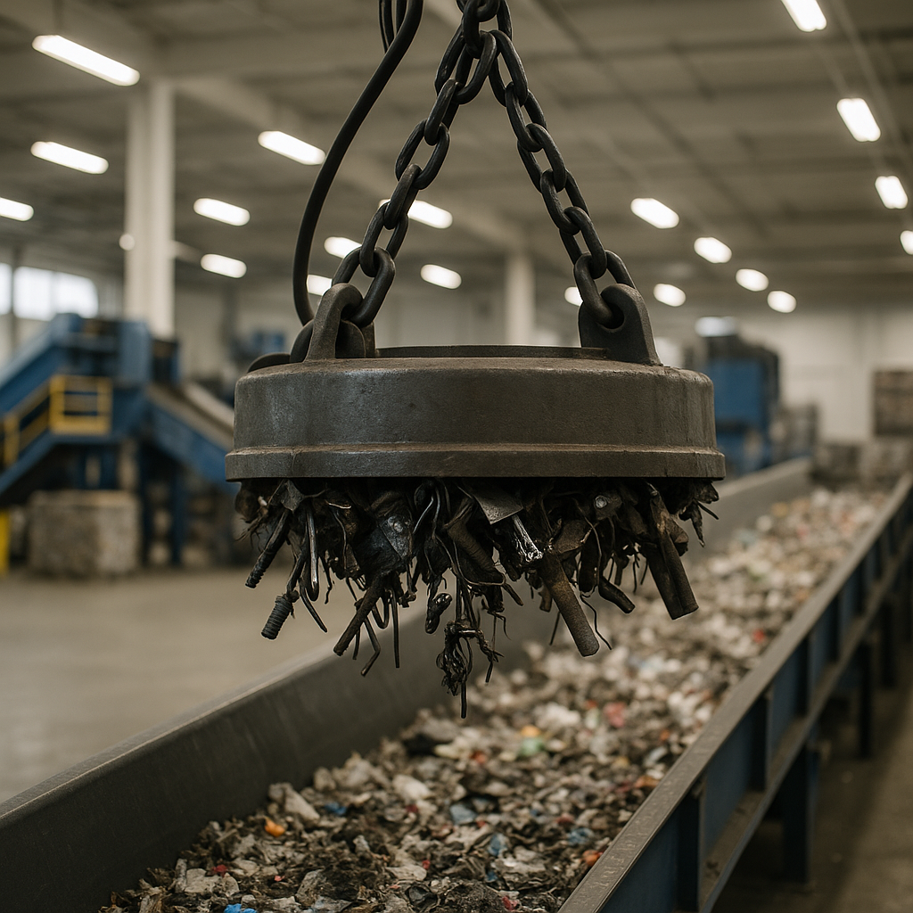 Featured image for “Magnets for Recycling: How Magnetic Separation Boosts Metal Recovery, Purity, and Efficiency”