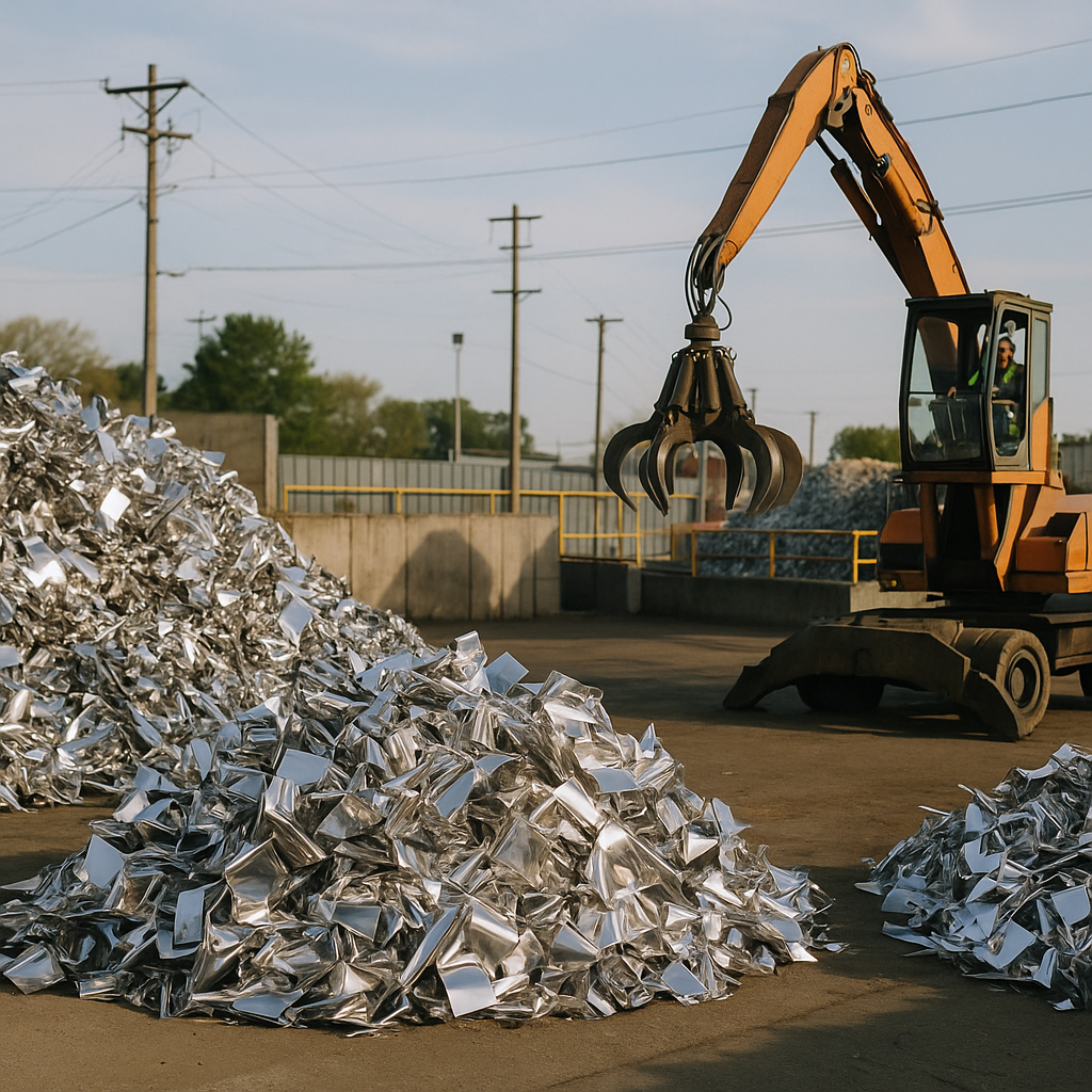 Waste Recycling and Green Earth Logo
