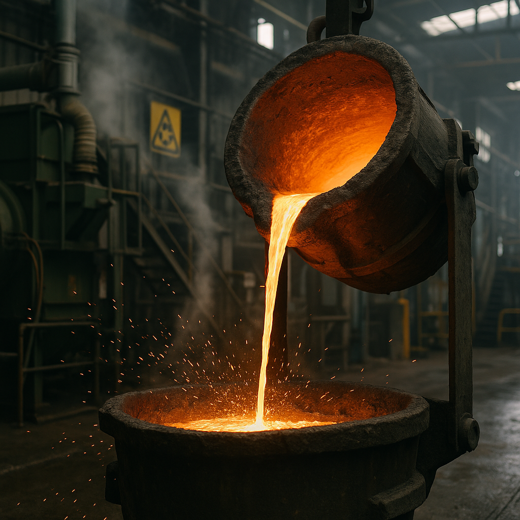 E‑waste and demolition waste are mixed at a waste recycling site in Dallas, TX