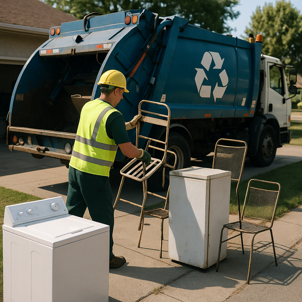 Waste Recycling and Green Earth Logo