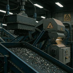 Advanced automated recycling machines are processing metal shredder residue in Dallas, TX
