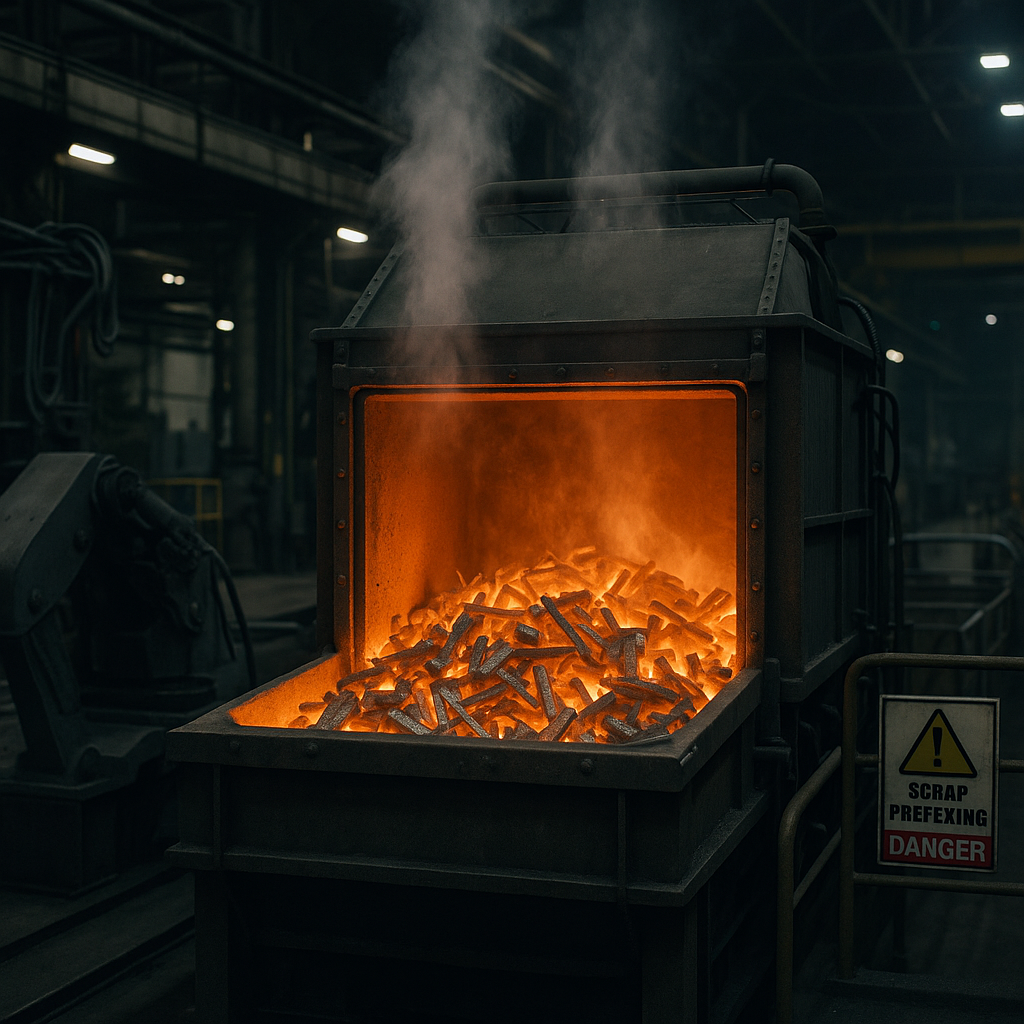 E‑waste and demolition waste are mixed at a waste recycling site in Dallas, TX