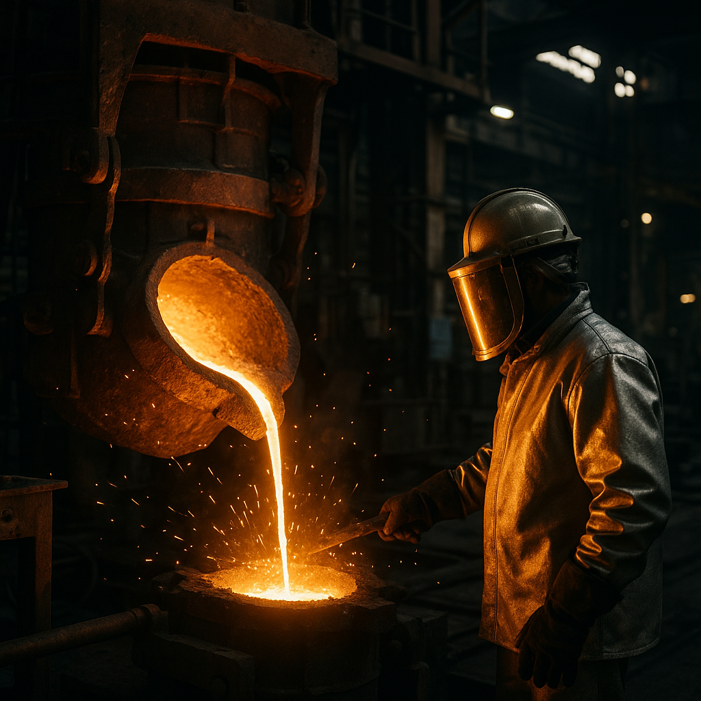 E‑waste and demolition waste are mixed at a waste recycling site in Dallas, TX