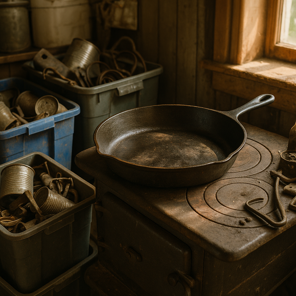 E‑waste and demolition waste are mixed at a waste recycling site in Dallas, TX