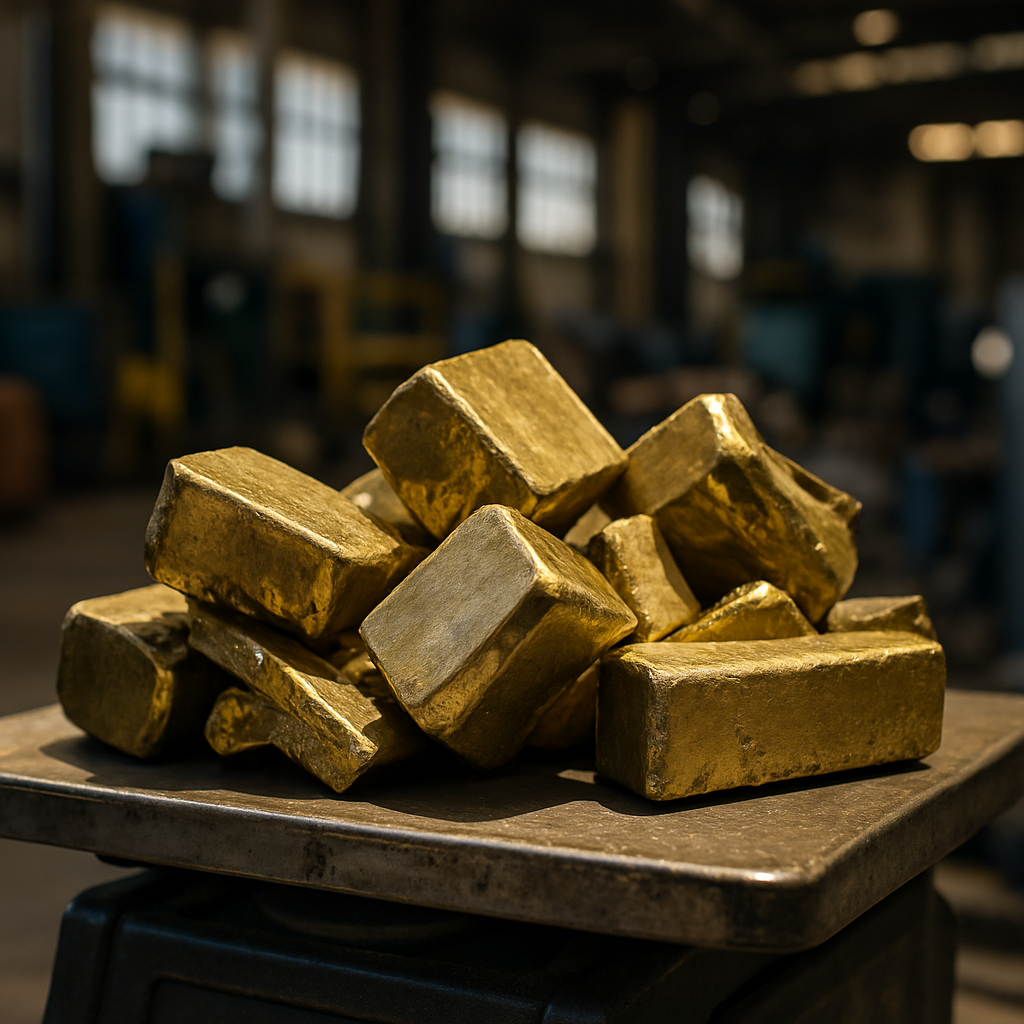 E‑waste and demolition waste are mixed at a waste recycling site in Dallas, TX