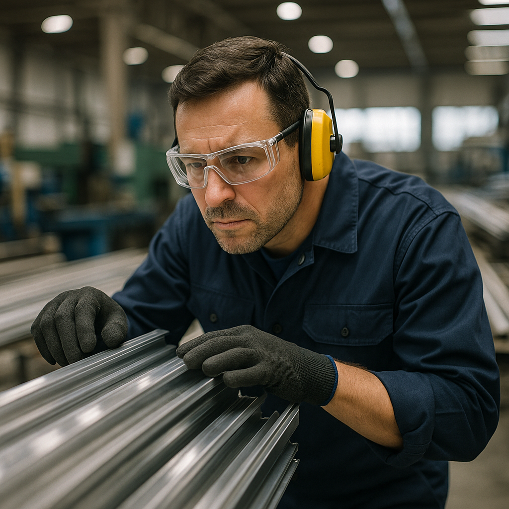 E‑waste and demolition waste are mixed at a waste recycling site in Dallas, TX