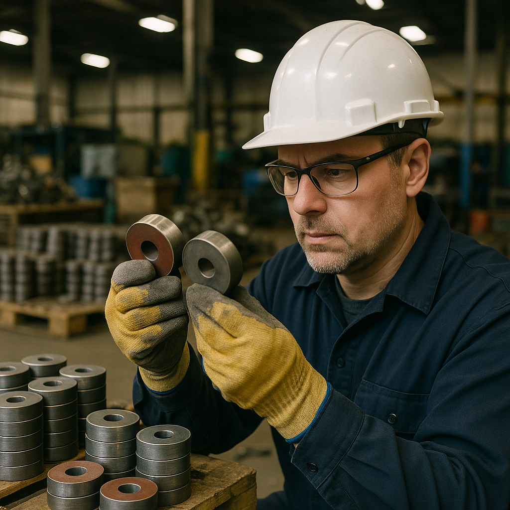 E‑waste and demolition waste are mixed at a waste recycling site in Dallas, TX
