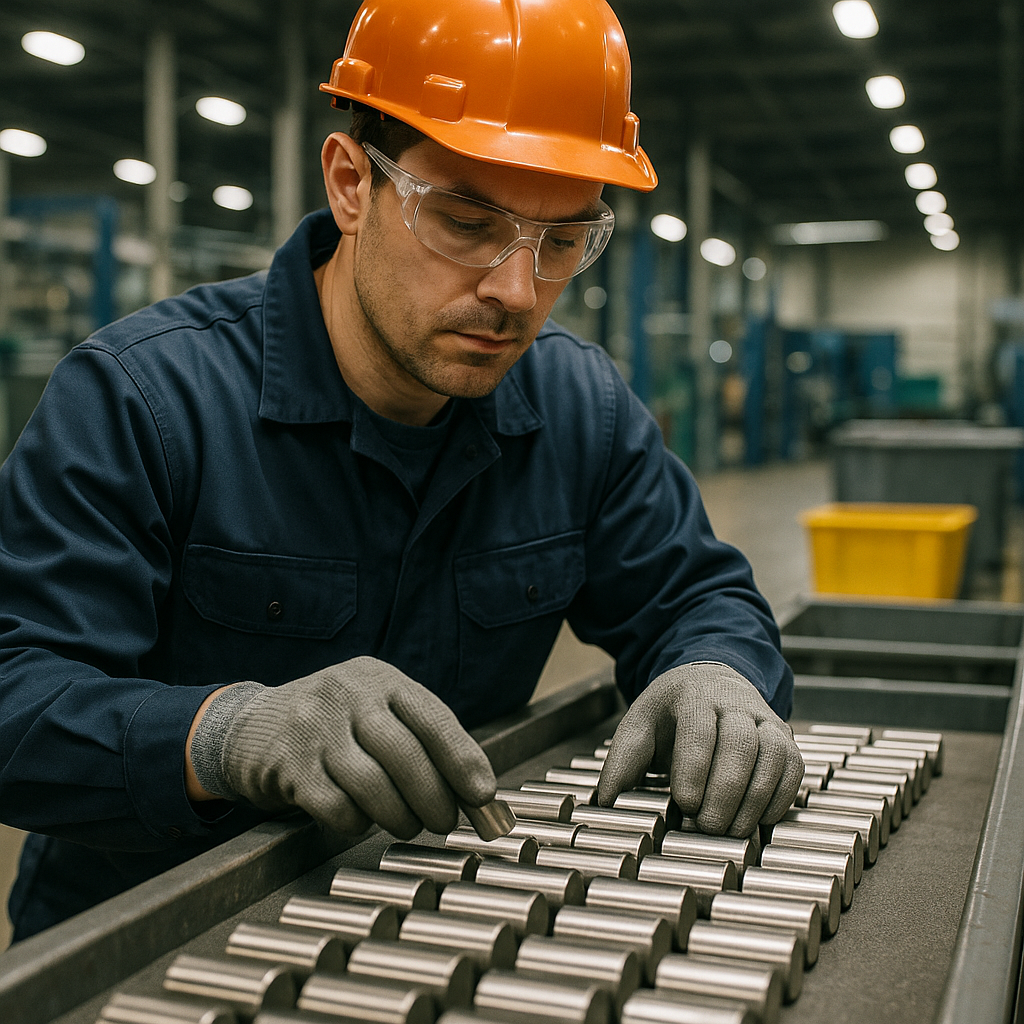 E‑waste and demolition waste are mixed at a waste recycling site in Dallas, TX