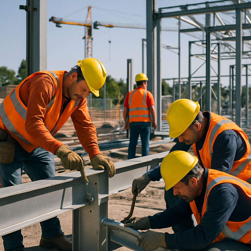 E‑waste and demolition waste are mixed at a waste recycling site in Dallas, TX
