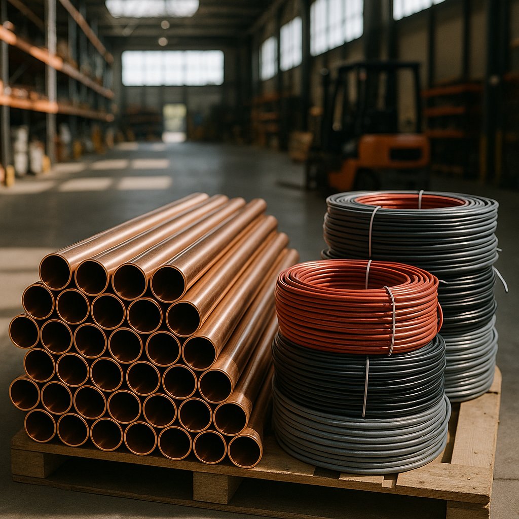 E‑waste and demolition waste are mixed at a waste recycling site in Dallas, TX
