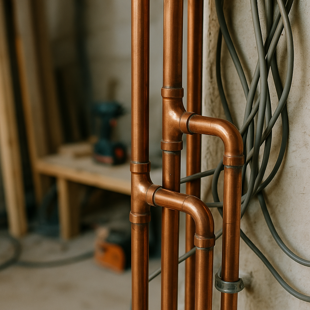 E‑waste and demolition waste are mixed at a waste recycling site in Dallas, TX