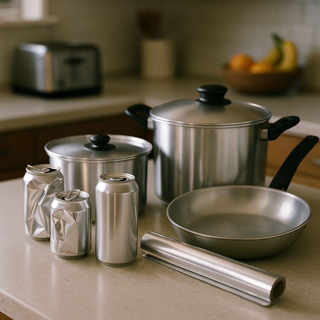 E‑waste and demolition waste are mixed at a waste recycling site in Dallas, TX